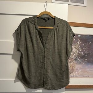 Cable&Gauge Olive Green Women's Top